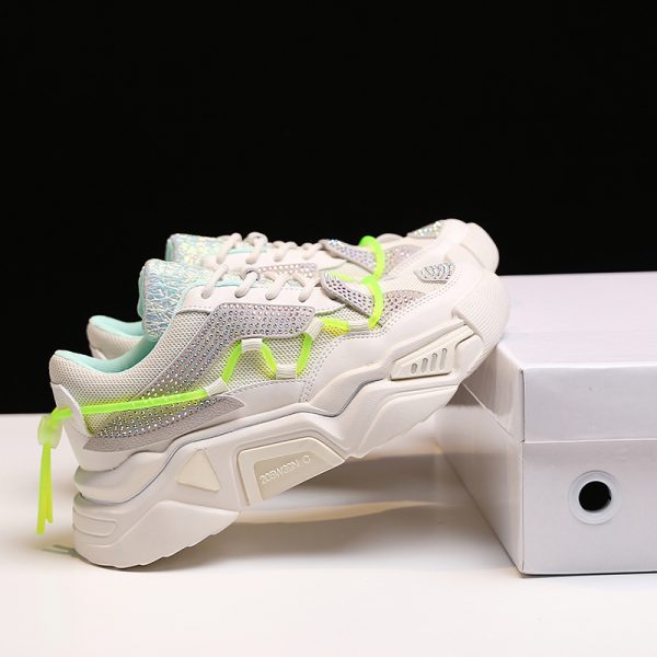 2021 new diamond-studded ladies old shoes - Image 4