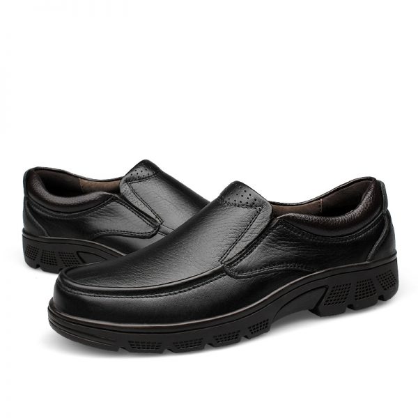 2022 men's new leather shoes dress shoes - Image 6