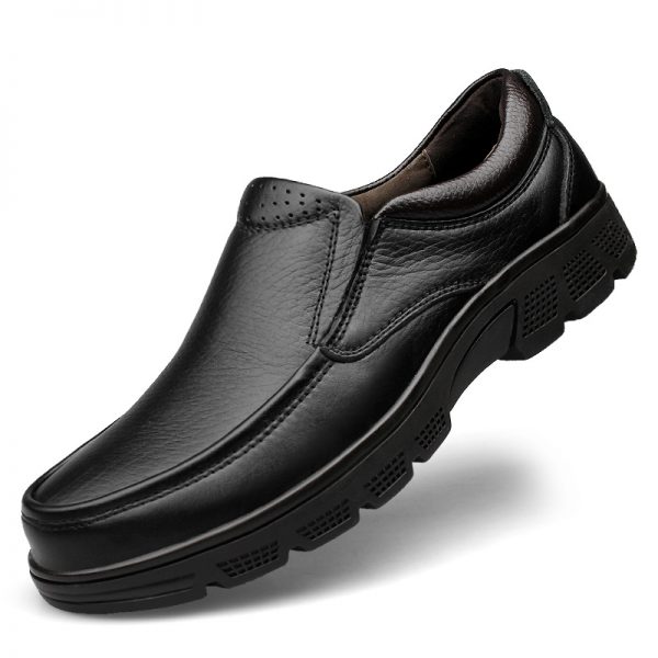 2022 men's new leather shoes dress shoes - Image 7