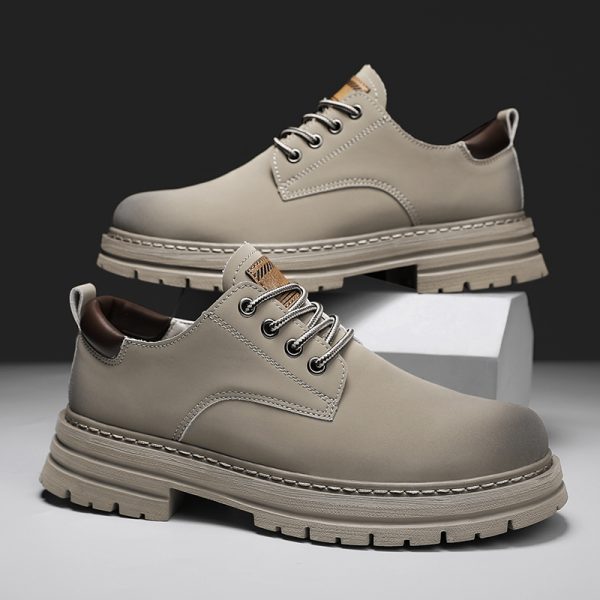 2022 men's and women's spring and winter beige martin shoes - Image 3